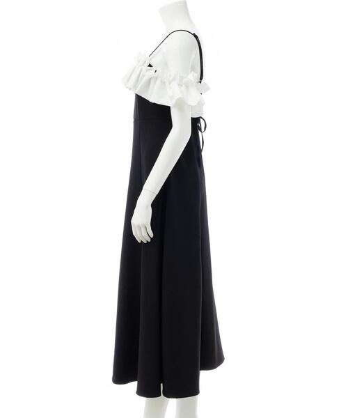 SOELA(ソエラ)の「【INGNI SOELA】フリルバックレースアップワンピース/WEB限定(ワンピース・レディース・ベージュ/ブラック・M)」の19枚目の写真