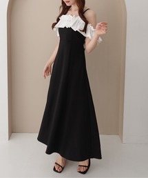 【INGNI SOELA】フリルバックレースアップワンピース/WEB限定