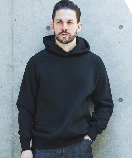 MR.OLIVE(ミスターオリーブ)の「CLASSIC AZUMA FLEECE / HAND WARMER POCKET HOODIE /M263125(パーカー・メンズ・グレー/ブラック/オートミール・MEDIUM/LARGE)」の1枚目の写真
