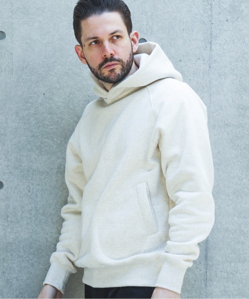 MR.OLIVE(ミスターオリーブ)の「CLASSIC AZUMA FLEECE / HAND WARMER POCKET HOODIE /M263125(パーカー・メンズ・グレー/ブラック/オートミール・MEDIUM/LARGE)」の9枚目の写真