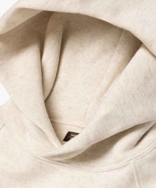 MR.OLIVE(ミスターオリーブ)の「CLASSIC AZUMA FLEECE / HAND WARMER POCKET HOODIE /M263125(パーカー・メンズ・グレー/ブラック/オートミール・MEDIUM/LARGE)」の18枚目の写真