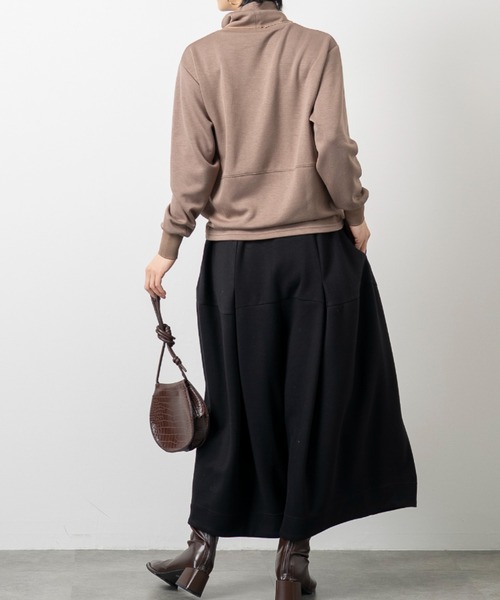 aunt lily(アントリリー)の「フォルムパターンパンツ(その他パンツ・レディース・サンドベージュ/ブラック・S/M/LL/L/3L)」の6枚目の写真