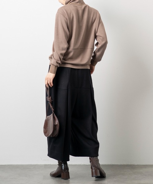 aunt lily(アントリリー)の「フォルムパターンパンツ(その他パンツ・レディース・サンドベージュ/ブラック・S/M/LL/L/3L)」の7枚目の写真