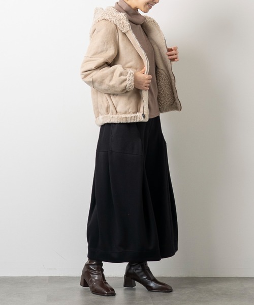 aunt lily(アントリリー)の「フォルムパターンパンツ(その他パンツ・レディース・サンドベージュ/ブラック・S/M/LL/L/3L)」の8枚目の写真