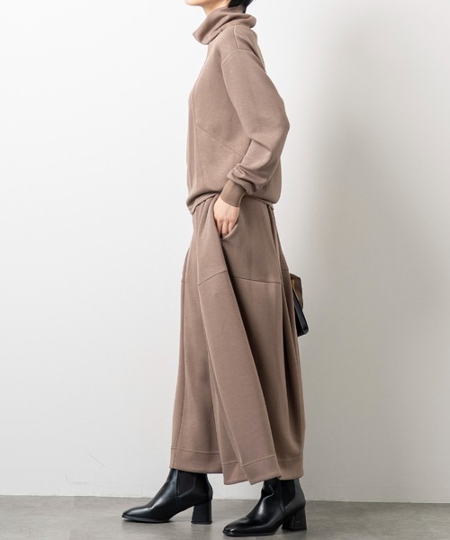 aunt lily(アントリリー)の「フォルムパターンパンツ(その他パンツ・レディース・サンドベージュ/ブラック・S/M/LL/L/3L)」の12枚目の写真