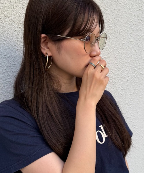 ikka(イッカ)の「メタルラウンド型メガネ【UVカット/ブルーライトカット/調光レンズ】(サングラス・レディース・ゴールド/シルバー・FREE)」の13枚目の写真