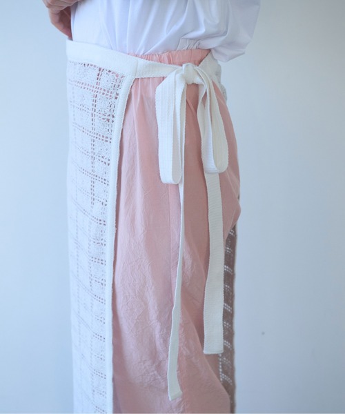 yuni（ユニ　）の「cotton Lace wrap skirt（スカート・レディース・ホワイト・FREE）」の22枚目の写真