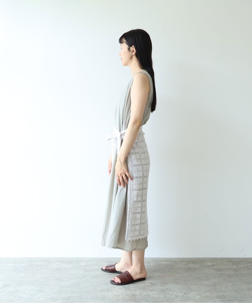 yuni（ユニ　）の「△cotton Lace wrap skirt（スカート・レディース・ホワイト・FREE）」の10枚目の写真