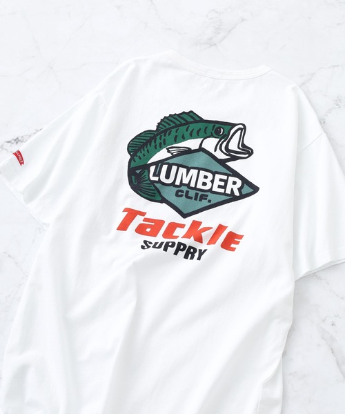 LUMBER(ランバー)の「プリントTシャツ 半袖(Tシャツ/カットソー・メンズ・カーキ/ホワイト/ブラック系1/ベージュ系2/ベージュ系/ブラック系3/ホワイト系6/ネイビー系1/ホワイト系4/ホワイト系1/ブラック/ホワイト系/ライトブルー/ベージュ系5/ホワイト系8/ブルー系1/ホワイト系7/ベージュ系4/ブルー系/ブラック系/カーキ系/ネイビー/ベージュ/ブラック系4/ブラック系2/ホワイト系5/ネイビー系/ベージュ系3/ホワイト系3/ベージュ系1/スモークピンク/ホワイト系2・L/M/XL)」の6枚目の写真