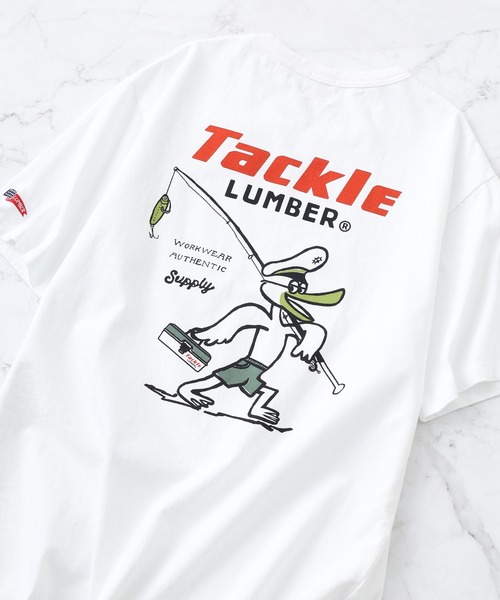 LUMBER(ランバー)の「プリントTシャツ 半袖(Tシャツ/カットソー・メンズ・カーキ/ホワイト/ブラック系1/ベージュ系2/ベージュ系/ブラック系3/ホワイト系6/ネイビー系1/ホワイト系4/ホワイト系1/ブラック/ホワイト系/ライトブルー/ベージュ系5/ホワイト系8/ブルー系1/ホワイト系7/ベージュ系4/ブルー系/ブラック系/カーキ系/ネイビー/ベージュ/ブラック系4/ブラック系2/ホワイト系5/ネイビー系/ベージュ系3/ホワイト系3/ベージュ系1/スモークピンク/ホワイト系2・L/M/XL)」の7枚目の写真