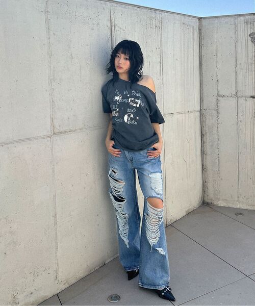 Midnight Move（ミッドナイトムーブ）の「vt dg pants (blue)（デニムパンツ・レディース・その他・SMALL/MEDIUM）」の6枚目の写真