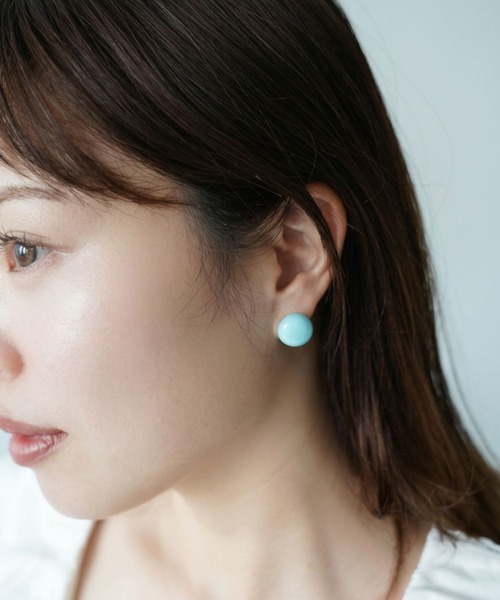 SANSeLF(サンセルフ)の「【SANSeLF】パステルボールピアス saa26s084(ピアス(両耳用)・レディース・パープル/ブルー/ピンク・FREE)」の6枚目の写真