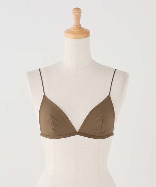 overneath(オーバーニース)の「OVERNEATH BRA004:ブラ(ブラジャー・レディース・ブラック/ブラウン/グリーン・SMALL)」の2枚目の写真