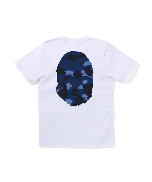A BATHING APE(アベイシングエイプ)の「COLOR CAMO BIG APE HEAD TEE(Tシャツ/カットソー・レディース・ブラック×ピンク/ホワイト×ピンク/ブラック×ブルー/ホワイト×ネイビー・X-SMALL/MEDIUM/SMALL)」の9枚目の写真