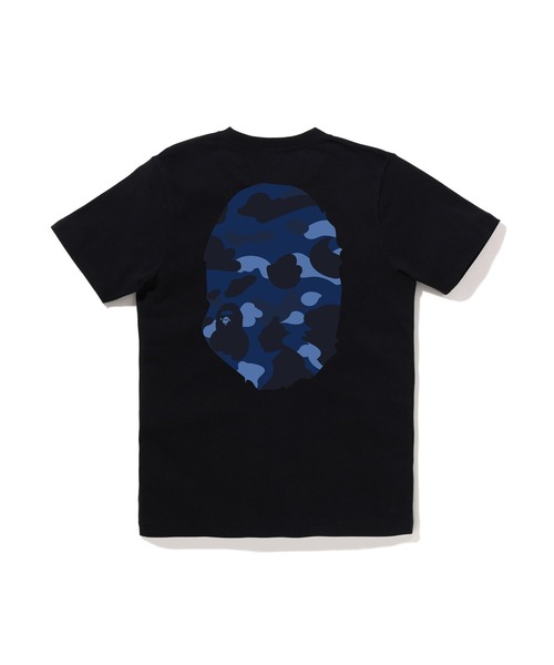 A BATHING APE(アベイシングエイプ)の「COLOR CAMO BIG APE HEAD TEE(Tシャツ/カットソー・レディース・ブラック×ピンク/ホワイト×ピンク/ブラック×ブルー/ホワイト×ネイビー・X-SMALL/MEDIUM/SMALL)」の7枚目の写真