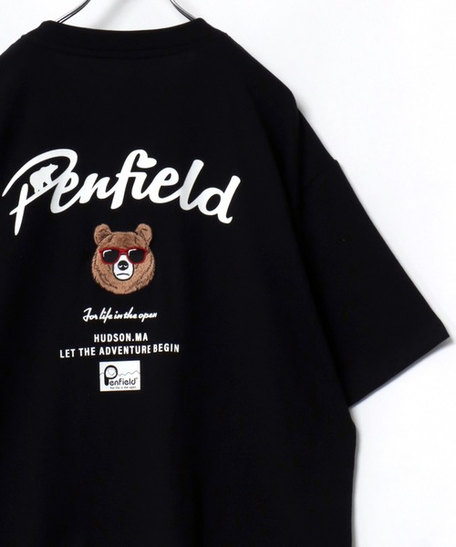 PENFIELD（ペンフィールド）の「2026SS Penfield/ペンフィールド 抗菌防臭 防蚊加工 アーチロゴプリント バック刺繍 半袖Tシャツ レディース メンズ（Tシャツ/カットソー・メンズ・ホワイト/ブラック・L/M/LL）」の2枚目の写真