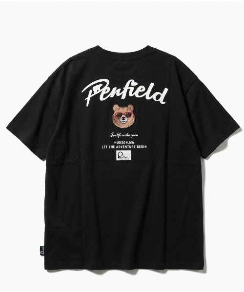 PENFIELD（ペンフィールド）の「2026SS Penfield/ペンフィールド 抗菌防臭 防蚊加工 アーチロゴプリント バック刺繍 半袖Tシャツ レディース メンズ（Tシャツ/カットソー・メンズ・ホワイト/ブラック・L/M/LL）」の5枚目の写真