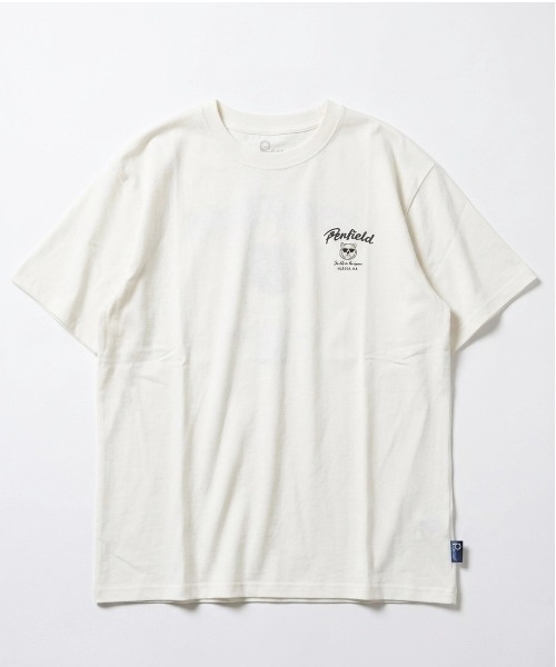 PENFIELD（ペンフィールド）の「2026SS Penfield/ペンフィールド 抗菌防臭 防蚊加工 アーチロゴプリント バック刺繍 半袖Tシャツ レディース メンズ（Tシャツ/カットソー・メンズ・ホワイト/ブラック・L/M/LL）」の3枚目の写真