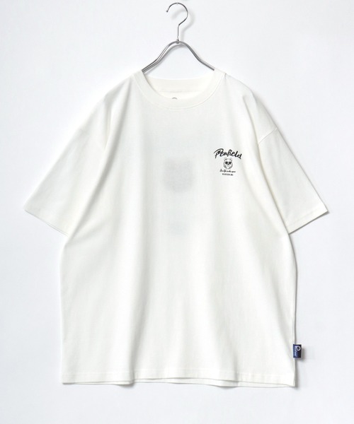 PENFIELD（ペンフィールド）の「2026SS Penfield/ペンフィールド 抗菌防臭 防蚊加工 アーチロゴプリント バック刺繍 半袖Tシャツ レディース メンズ（Tシャツ/カットソー・メンズ・ホワイト/ブラック・L/M/LL）」の7枚目の写真