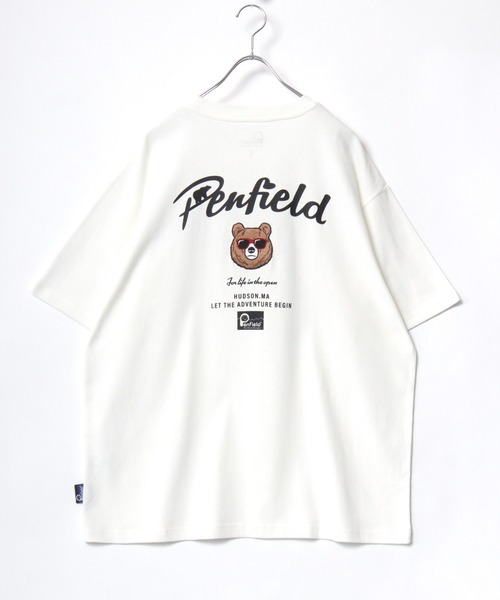 PENFIELD（ペンフィールド）の「2026SS Penfield/ペンフィールド 抗菌防臭 防蚊加工 アーチロゴプリント バック刺繍 半袖Tシャツ レディース メンズ（Tシャツ/カットソー・メンズ・ホワイト/ブラック・L/M/LL）」の8枚目の写真