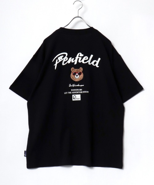 PENFIELD（ペンフィールド）の「2026SS Penfield/ペンフィールド 抗菌防臭 防蚊加工 アーチロゴプリント バック刺繍 半袖Tシャツ レディース メンズ（Tシャツ/カットソー・メンズ・ホワイト/ブラック・L/M/LL）」の10枚目の写真