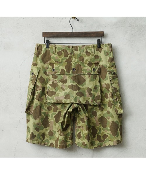 WAIPER.inc(ワイパーインク)の「WAIPER.inc 米軍 1940's U.S.M.C. P-44 HBT モンキーショートパンツ ダックハンターカモ【WP1151】(その他パンツ・メンズ・カモフラージュ・XL/L/M)」の3枚目の写真