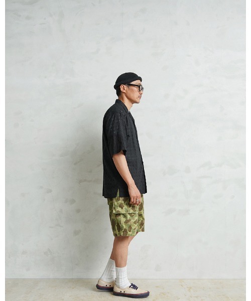 WAIPER.inc(ワイパーインク)の「WAIPER.inc 米軍 1940's U.S.M.C. P-44 HBT モンキーショートパンツ ダックハンターカモ【WP1151】(その他パンツ・メンズ・カモフラージュ・XL/L/M)」の5枚目の写真