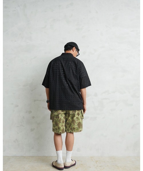 WAIPER.inc(ワイパーインク)の「WAIPER.inc 米軍 1940's U.S.M.C. P-44 HBT モンキーショートパンツ ダックハンターカモ【WP1151】(その他パンツ・メンズ・カモフラージュ・XL/L/M)」の6枚目の写真