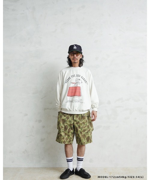 WAIPER.inc(ワイパーインク)の「WAIPER.inc 米軍 1940's U.S.M.C. P-44 HBT モンキーショートパンツ ダックハンターカモ【WP1151】(その他パンツ・メンズ・カモフラージュ・XL/L/M)」の9枚目の写真