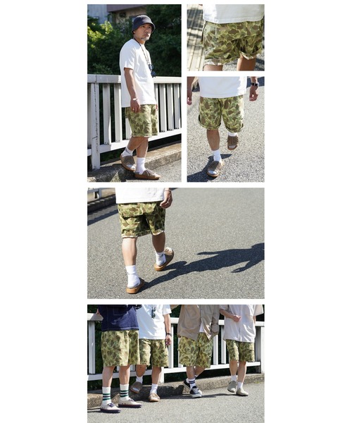 WAIPER.inc(ワイパーインク)の「WAIPER.inc 米軍 1940's U.S.M.C. P-44 HBT モンキーショートパンツ ダックハンターカモ【WP1151】(その他パンツ・メンズ・カモフラージュ・XL/L/M)」の13枚目の写真