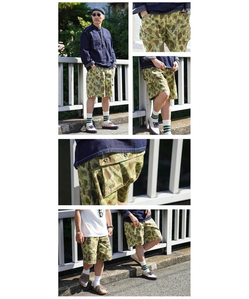 WAIPER.inc(ワイパーインク)の「WAIPER.inc 米軍 1940's U.S.M.C. P-44 HBT モンキーショートパンツ ダックハンターカモ【WP1151】(その他パンツ・メンズ・カモフラージュ・XL/L/M)」の17枚目の写真