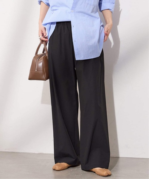 JOURNAL STANDARD（ジャーナルスタンダード）の「《追加5》【撥水/接触冷感/洗える/UVカット】リネンナイロンストレッチワイドパンツ（その他パンツ・レディース・ブラック/ベージュ系その他/グレー/アイボリー・38/40/36/34）」の20枚目の写真