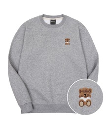ミニミスリーピーくまの刺繍裏起毛オーバーサイズスウェット
