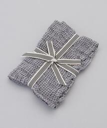 212 KITCHEN STORE（トゥワントゥキッチンストア）の「LINEN BLENDED ディッシュクロス ワッフル GY ＜212Kオリジナル＞（エプロン）」