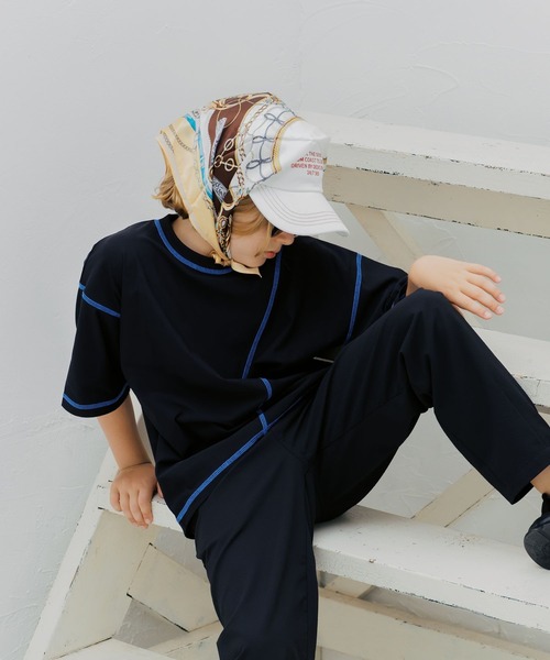 GLOBAL WORK(グローバルワーク)の「サラサラ快適DRYステッチT/714688(Tシャツ/カットソー・キッズ・ブラウン/ライトグレー/ブラック・140cm/150cm/130cm/160cm)」の14枚目の写真