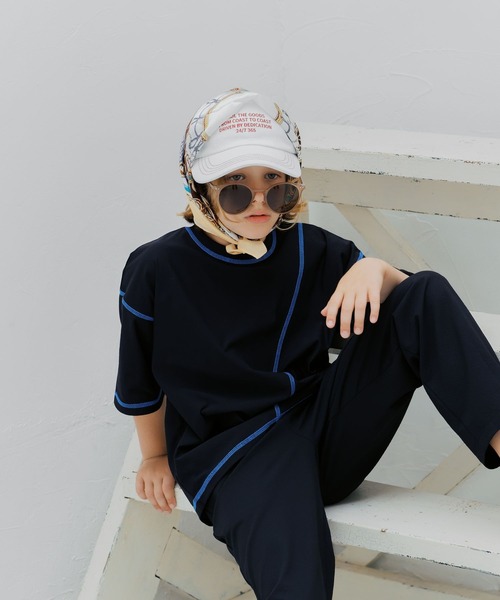 GLOBAL WORK(グローバルワーク)の「サラサラ快適DRYステッチT/714688(Tシャツ/カットソー・キッズ・ブラウン/ライトグレー/ブラック・140cm/150cm/130cm/160cm)」の16枚目の写真