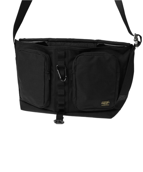 Manhattan Portage（マンハッタンポーテージ）の「VINTAGE MESSENGER BAG (LG) FLAP ZIPPER POCKET FOURTHIRTY（メッセンジャーバッグ・メンズ・ブラック・LARGE）」の8枚目の写真