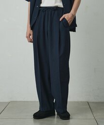【セットアップ対応】クレープ1タックイージースラックス