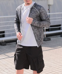 ORNITE.（オルナイト）の「UPF50+フード付きジップアップラッシュガード メンズ 夏服（ラッシュガード）」