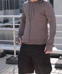 ORNITE.（オルナイト）の「UPF50+フード付きジップアップラッシュガード メンズ 夏服（ラッシュガード）」
