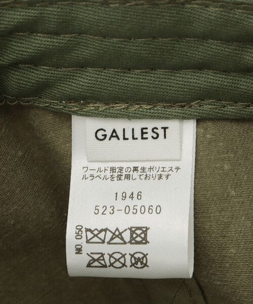 GALLEST(ギャレスト)の「フレーズキャップ(キャップ・レディース・ブルー系その他/ダークグレー/カーキ・00)」の7枚目の写真