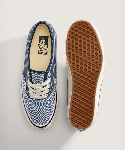 VANS(バンズ)の「VANS PREMIUM オーセンティック / LX Authentic 44 Optical Checke VN000D9NAHD1(スニーカー・メンズ・ブルー・12/10.5/10/9.5/9/8.5/8/7.5/7/6.5/6/5.5/5)」の3枚目の写真