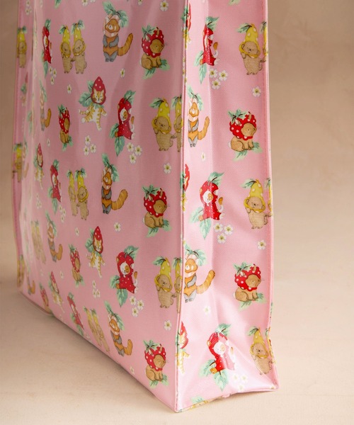 Cath Kidston(キャスキッドソン)の「ラージ ブックバッグ Friendly Fruit(トートバッグ・レディース・ピンク・FREE)」の3枚目の写真