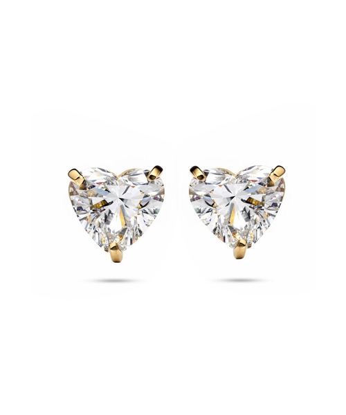 UNITED JEWELS(ユナイテッドジュエルズ)の「K18 ラボグロウンダイヤモンド ピアス(ピアス(両耳用)・レディース・イエローゴールド・FREE)」の1枚目の写真