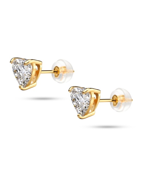 UNITED JEWELS(ユナイテッドジュエルズ)の「K18 ラボグロウンダイヤモンド ピアス(ピアス(両耳用)・レディース・イエローゴールド・FREE)」の2枚目の写真