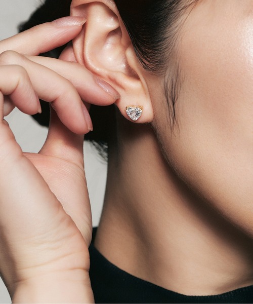 UNITED JEWELS(ユナイテッドジュエルズ)の「K18 ラボグロウンダイヤモンド ピアス(ピアス(両耳用)・レディース・イエローゴールド・FREE)」の6枚目の写真