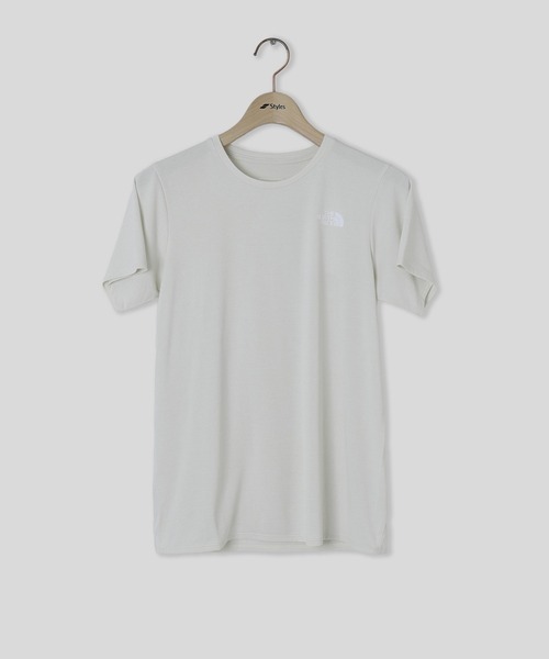 THE NORTH FACE(ザノースフェイス)の「THE NORTH FACE W S/S GTD MELANGE CREW NTW12595(Tシャツ/カットソー・レディース・ホワイト・S/M)」の1枚目の写真