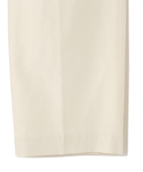 YLEVE（イレーヴ）の「YLEVE / SILK COTTON CLOTH BIO SUEDE TROUSERS（その他パンツ・レディース・ホワイト/ネイビー・1/2/0）」の7枚目の写真