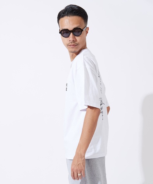 En serio TOKYO(エンソリオトーキョー)の「【SIDEWAYSTANCE】ギャングハンド半袖Tシャツ 70803(Tシャツ/カットソー・メンズ・ブラック/ホワイト・MEDIUM/X-LARGE/LARGE/SMALL)」の6枚目の写真