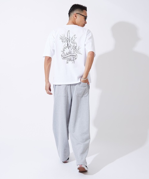 En serio TOKYO(エンソリオトーキョー)の「【SIDEWAYSTANCE】ギャングハンド半袖Tシャツ 70803(Tシャツ/カットソー・メンズ・ブラック/ホワイト・MEDIUM/X-LARGE/LARGE/SMALL)」の7枚目の写真
